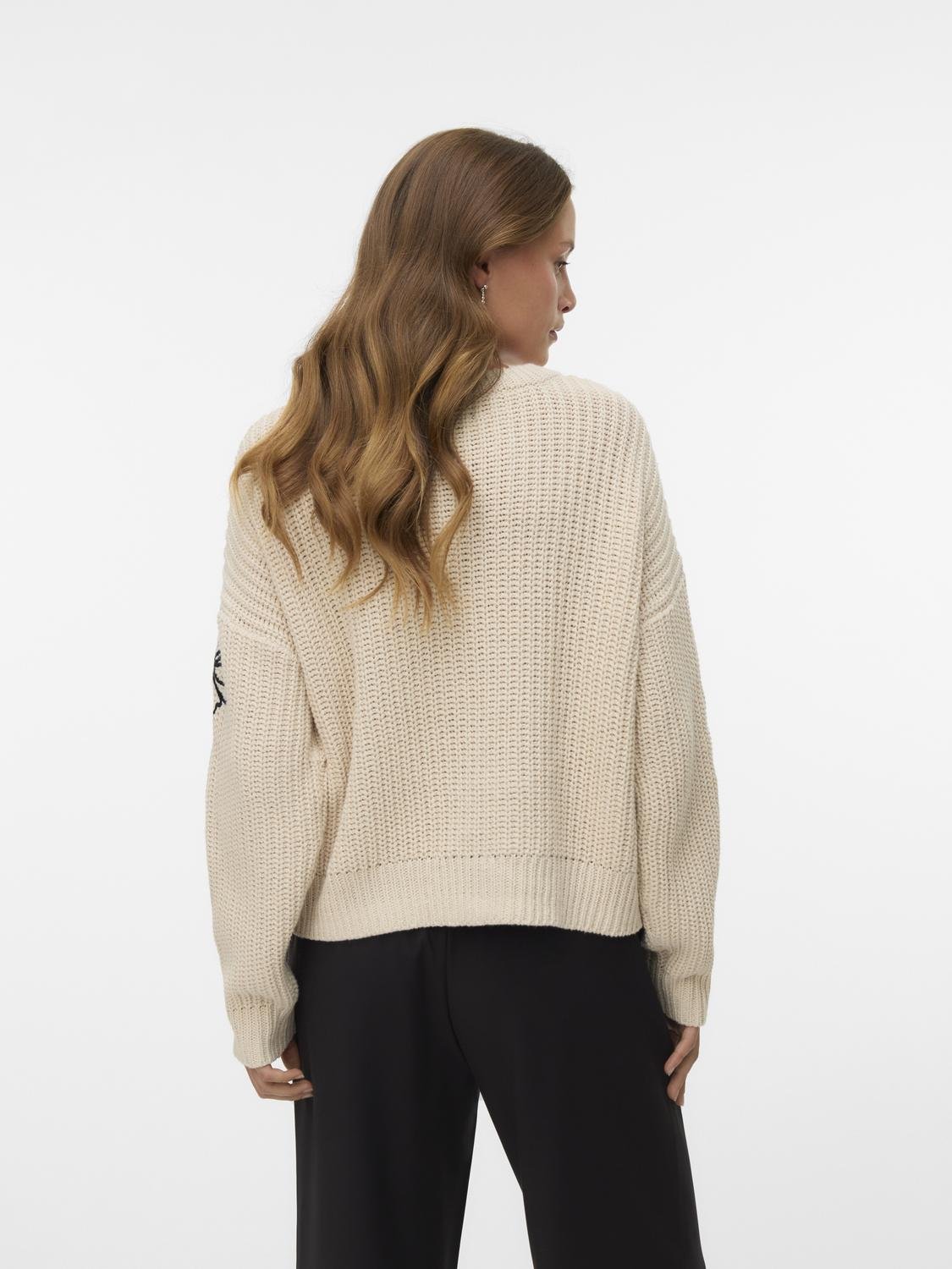 VMLAURA Pullover - Birch - VERO MODA & VILA Bergvik